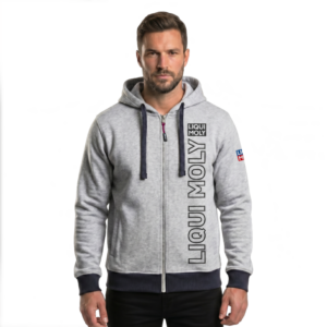 Zip Hoody Men grey