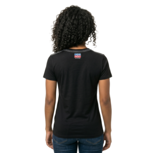 Racing T-Shirt Black Ladies